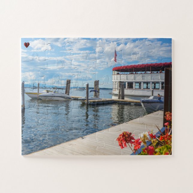 Lake Champlain Vermont Jigsaw Puzzle (Horizontal)