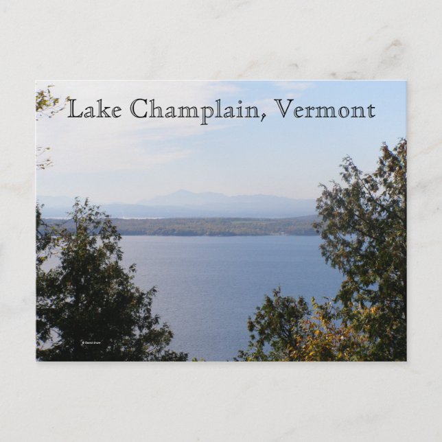 Lake Champlain, Vermont Postcard (Front)