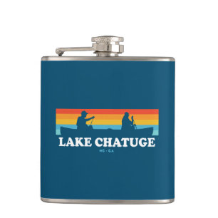 Lake Chatuge North Carolina Georgia Canoe Hip Flask