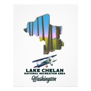 Lake Chelan National Recreation Area, washington Photo Print