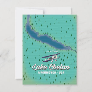 Lake Chelan Washington map