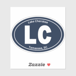 Lake Cherokee LC Vinyl Sticker