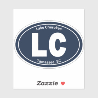 Lake Cherokee LC Vinyl Sticker