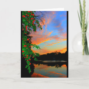 Lake Chilton Sunset Any Occasion Card