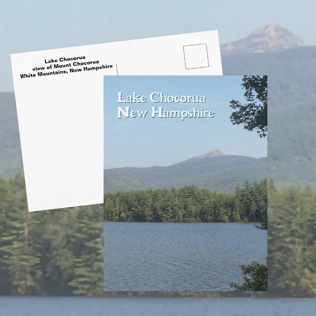 Lake Chocorua View New Hampshire White Mountains  Postcard (Creator Uploaded)