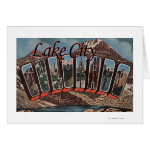 Lake City, Colorado - Large Letter Scenes