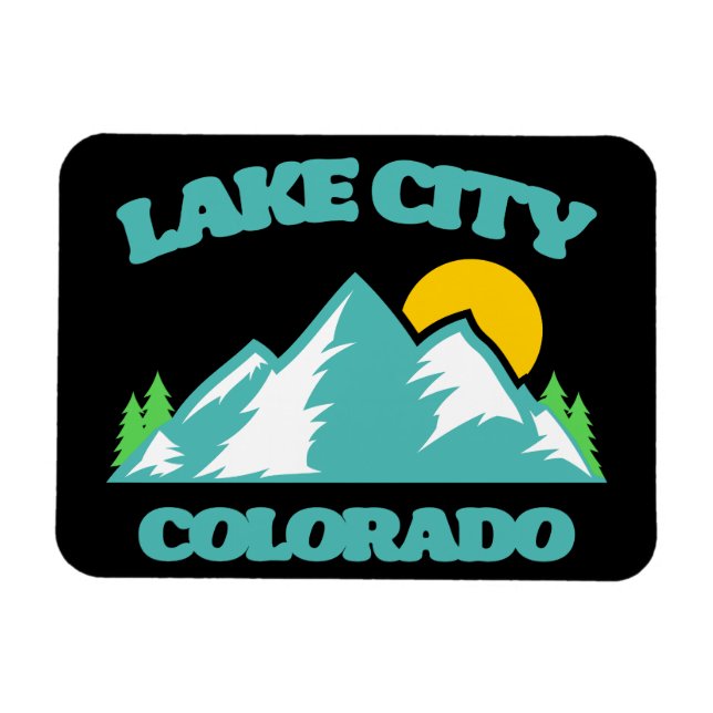 Lake City Colorado Magnet (Horizontal)