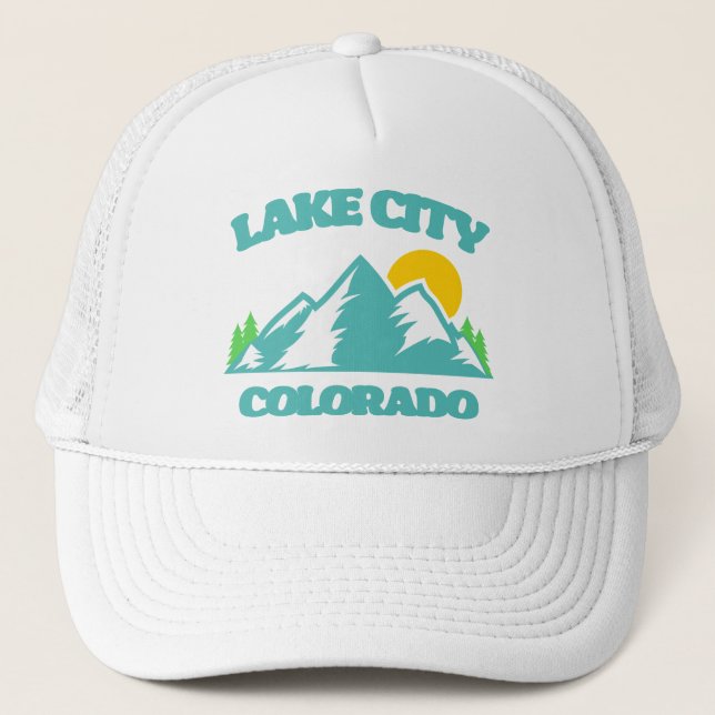 Lake City Colorado Trucker Hat (Front)