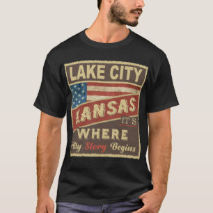 LAKE CITY, KS It's where my Story begins T-Shirt