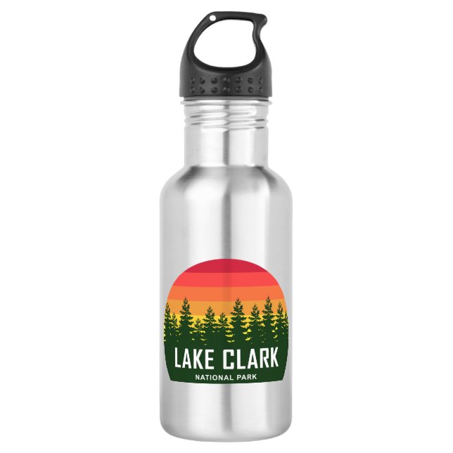 Lake Clark National Park 532 Ml Water Bottle (Front)
