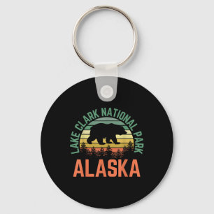 Lake Clark National Park Alaska Bear Hiking Nature Key Ring