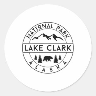 Lake Clark National Park Alaska Nature Hiking Outd Classic Round Sticker