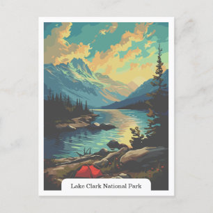 Lake Clark National Park, Alaska USA Postcard
