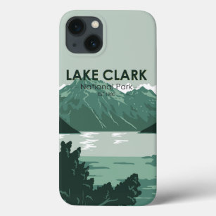 Lake Clark National Park Alaska Vintage  iPhone 13 Case