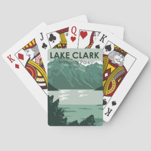 Lake Clark National Park Alaska Vintage  Playing Cards