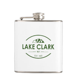 Lake Clark National Park Hip Flask