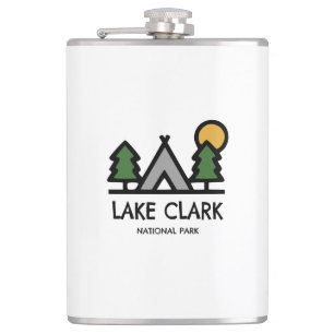 Lake Clark National Park Hip Flask