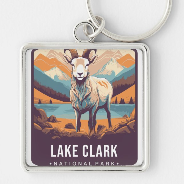 LAKE CLARK NATIONAL PARK KEY RING (Front)