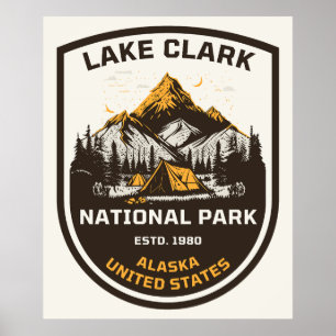 Lake Clark National Park Outdoors and Nature Poster
