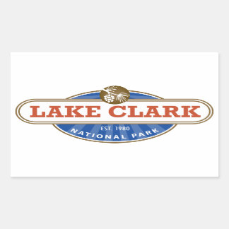Lake Clark National Park Rectangular Sticker