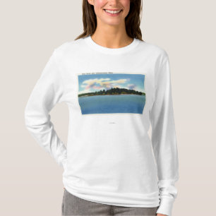 Lake Cobbosseecontee View of Cuba Island T-Shirt