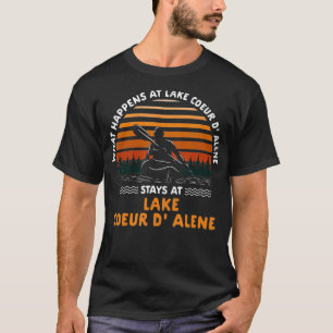 Lake Coeur D'Alene Lake Life T-Shirt