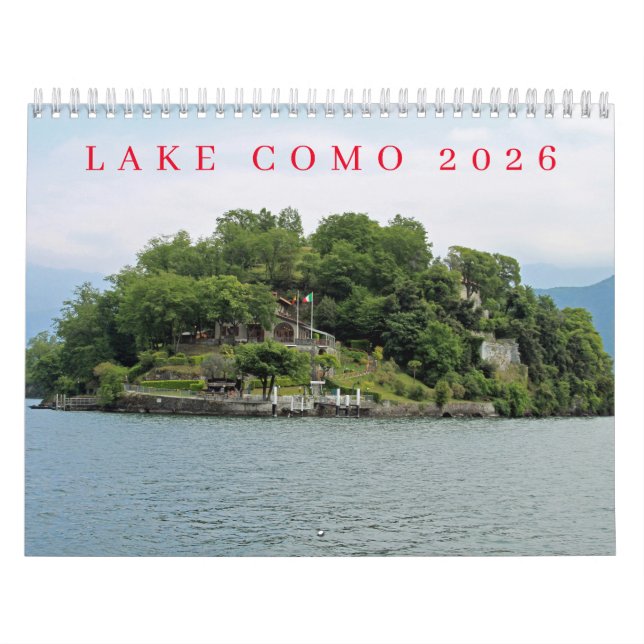 Lake Como 2026 calendar (Cover)
