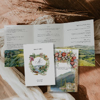 Lake Como Italy | Illustrated Wedding 