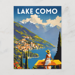 Lake Como Italy Postcard