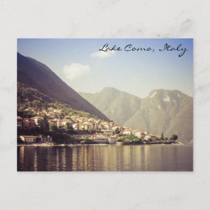 Lake Como, Italy, Postcard