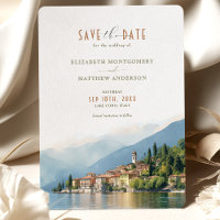 Lake Como Italy Save The Date Destination Invitati