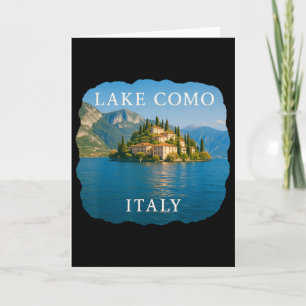 Lake Como Italy Vacation Bellagio Summer Italian L Card