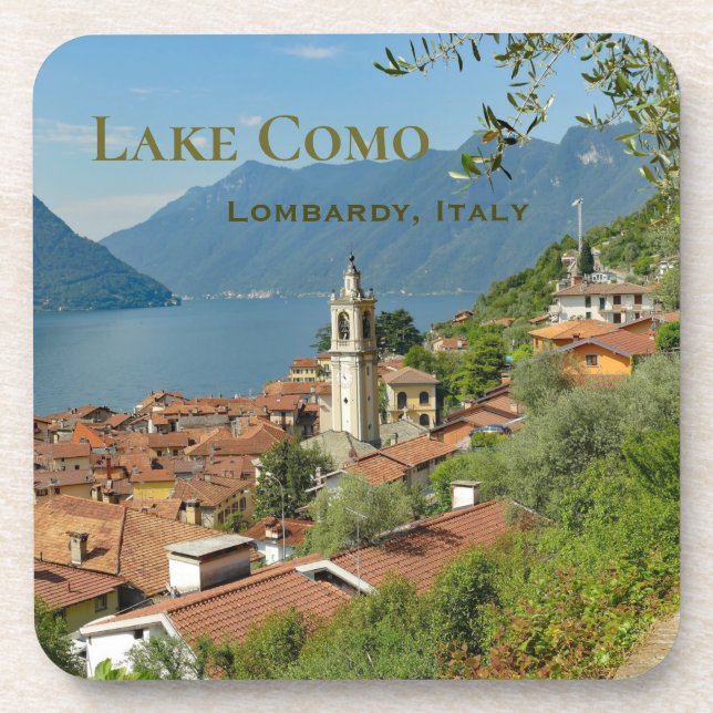 Lake Como Lombardy Italy Coaster (Front)