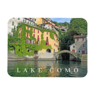 Lake Como Nesso view fridge magnet