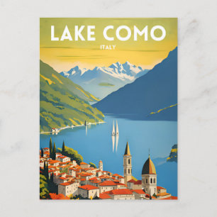 Lake Como Postcard