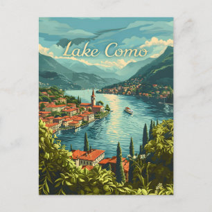Lake Como Postcard