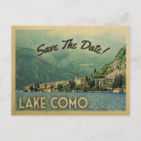 Lake Como Save The Date Menaggio Italy