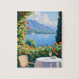 Lake Como Terrace View Puzzle