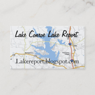 lake_conroe_lakefront_real_estate, Lake Conroe ... Business Card