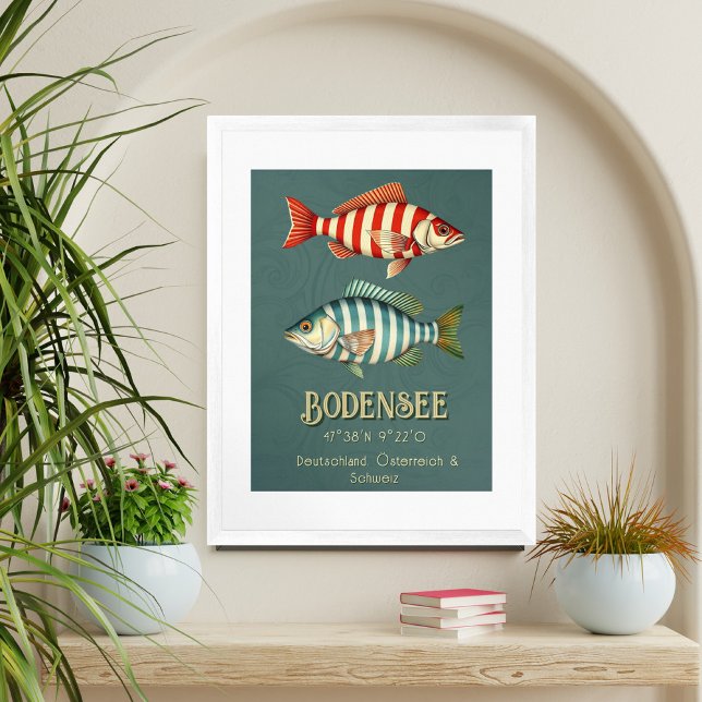 Lake Constance Bodensee fish Poster (Creator Uploaded)