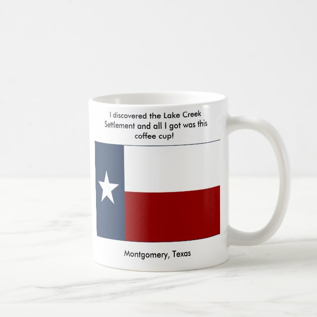 Lake Creek Settlement - Montgomery , Texas Coffee Mug (Right)