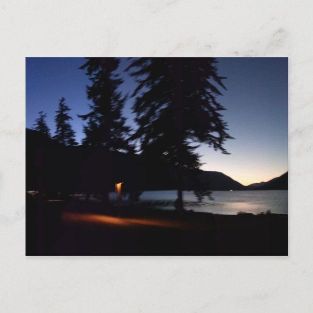 Lake Crescent Olympic National Park Postcard (Front)