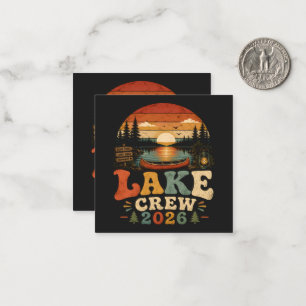 Lake Crew 2026 Family Lake Vacation Matching Card