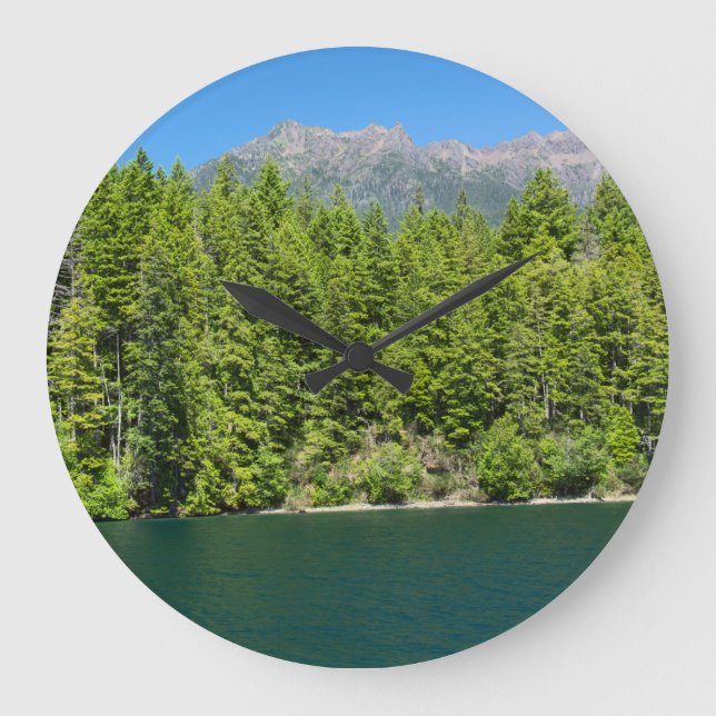 Lake Cushman in Summer Clock (Front)