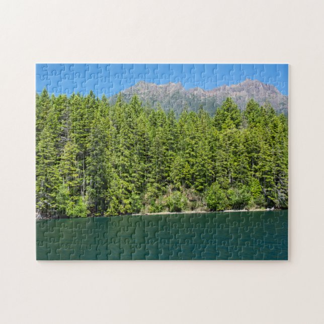 Lake Cushman in Summer Puzzle (Horizontal)