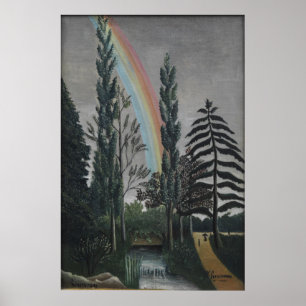 Lake Daumesnil by Henri Rousseau, Vintage Fine Art Poster