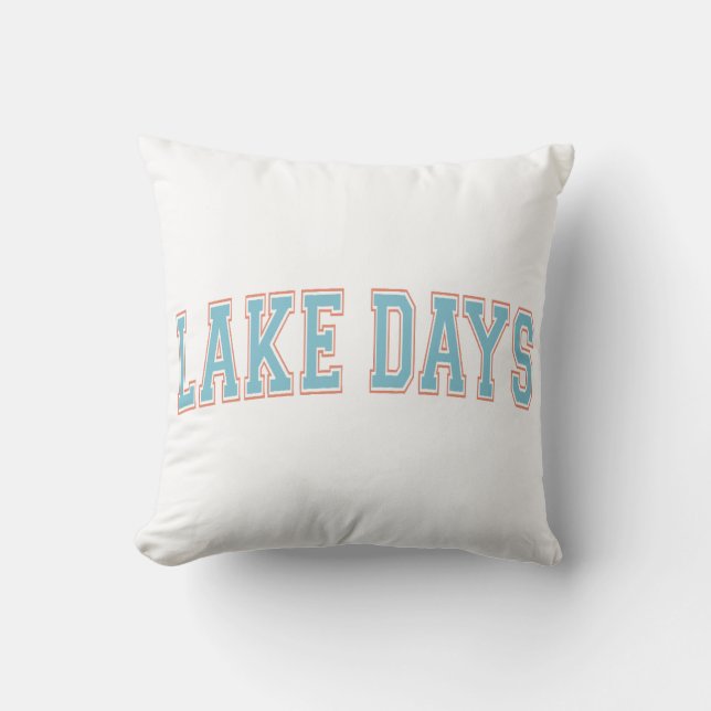 Lake Days Cushion (Front)