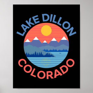 Lake Dillon Colorado Fishing Hiking Boating Poster