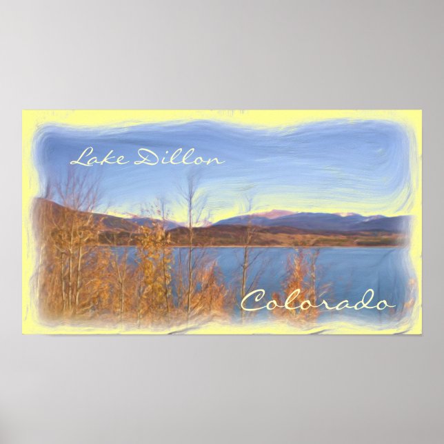 Lake Dillon Colorado poster (Front)