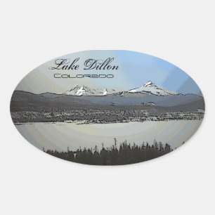 Lake Dillon Colorado scenic stickers